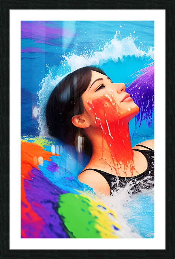 splash  Picture Frame print