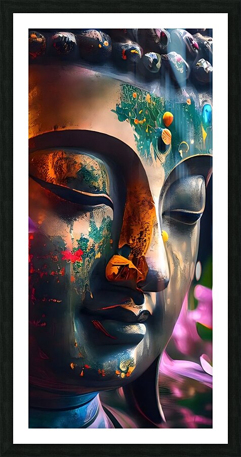 Budha meditation Picture Frame print