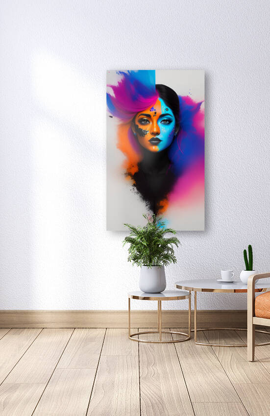 colorful paint Reproduction