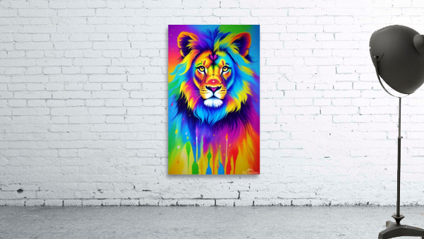lion  paint  Wall Preview