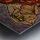 20240424 065216 sea snail emerges from shell Metal print