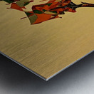 20221127 181637 creature reading sign Metal print