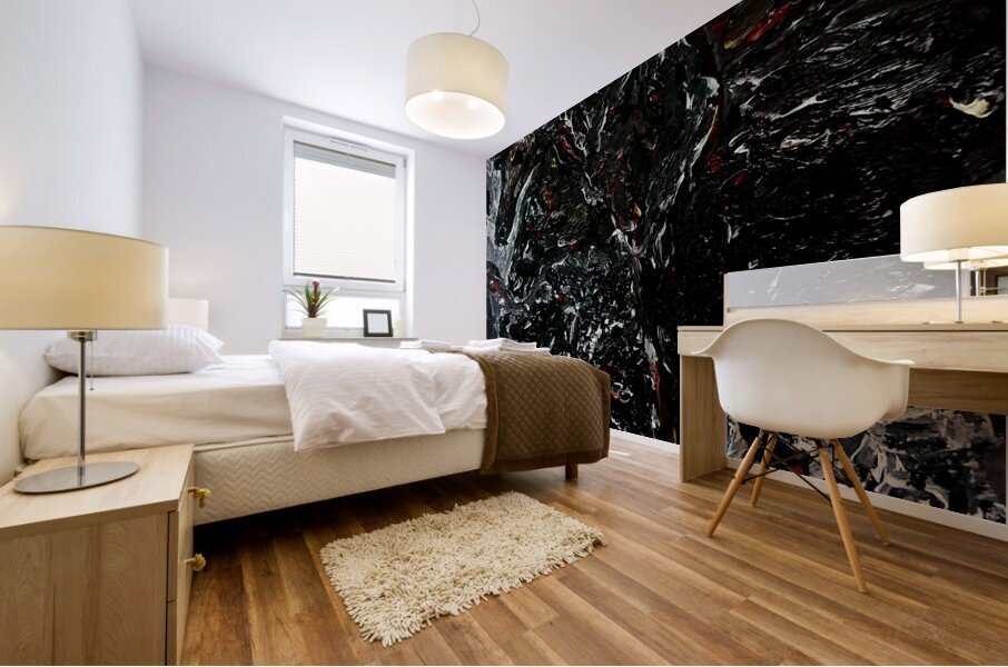 20250213 102442 Cowboys cutting the herd Mural print