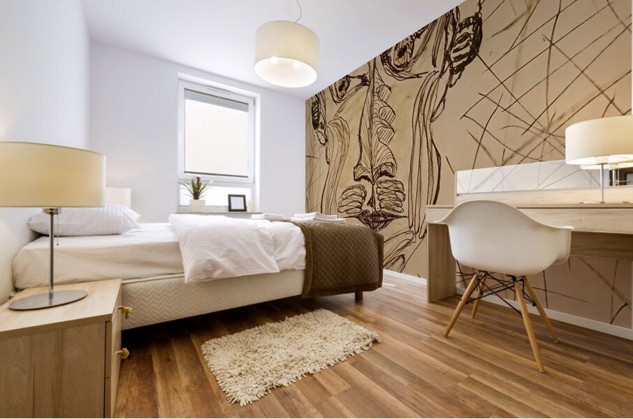 20250223 194822 Tuned in tuned out Mural print