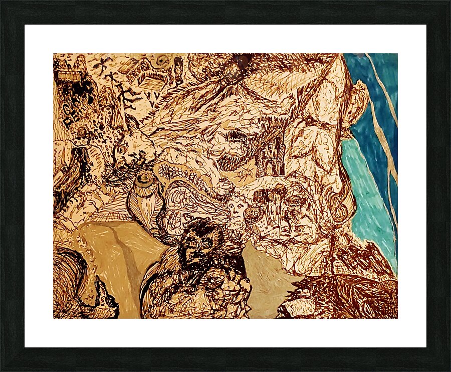 20240326 143918 complicated 4 points of view Picture Frame print