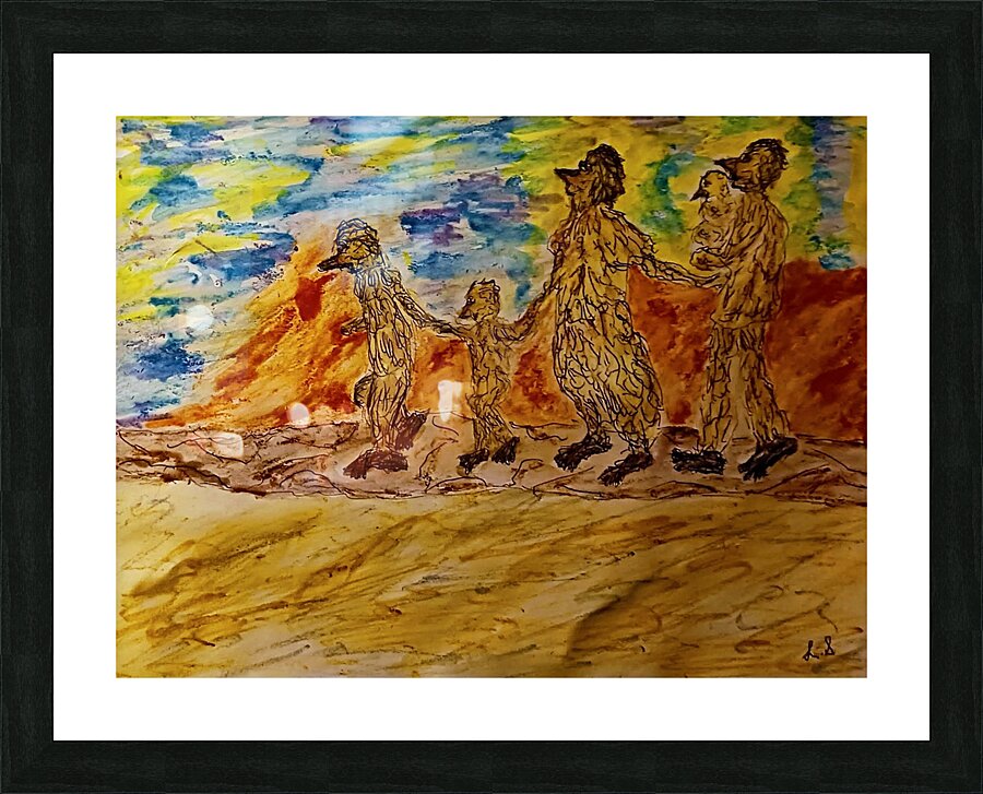 20221107 163510 Happy Creature Family Picture Frame print