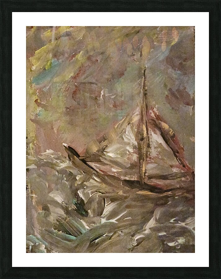 20240531 145934 Caught in the Storm Picture Frame print