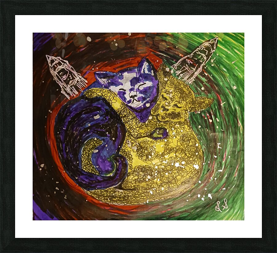 20240615 124338 Dreaming of going to outer space Picture Frame print