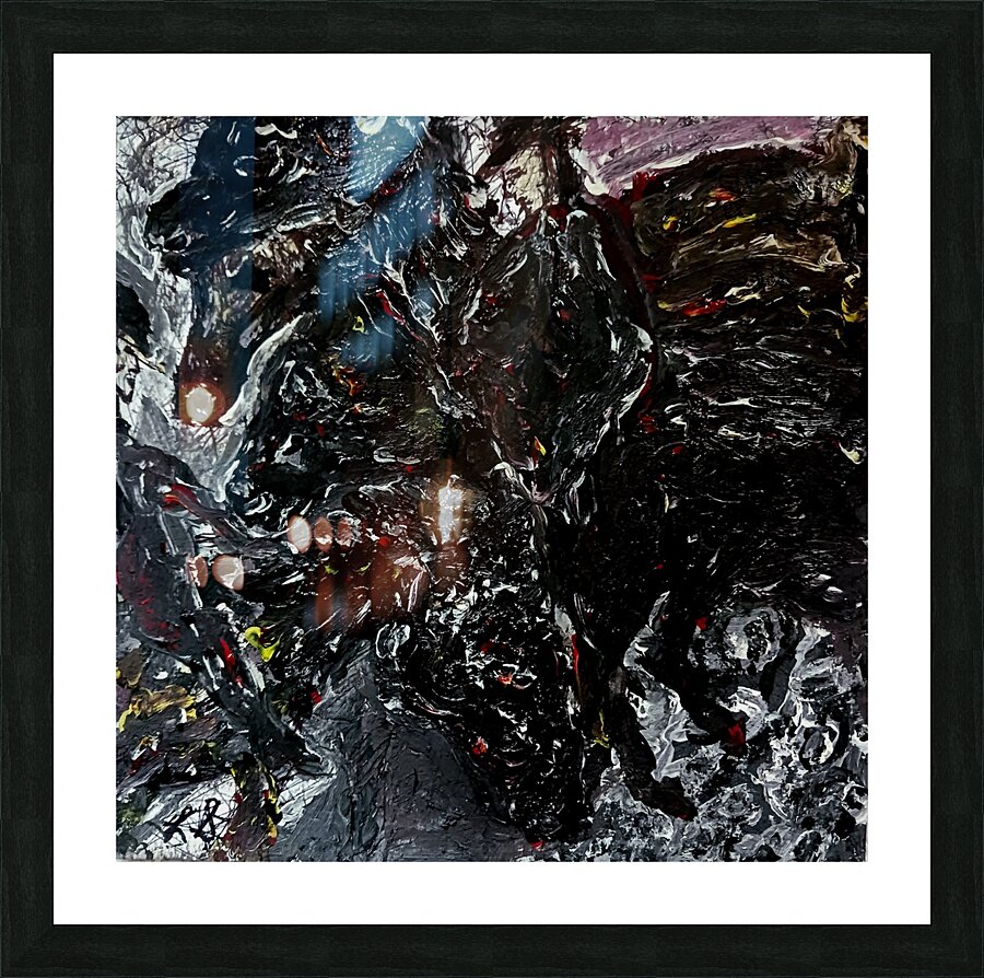 20250213 102442 Cowboys cutting the herd Picture Frame print