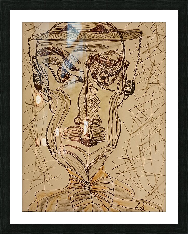 20250223 194822 Tuned in tuned out Picture Frame print