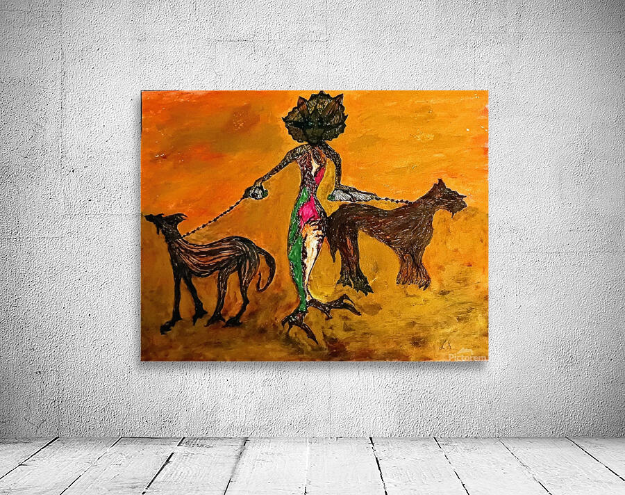 20240310 074137 creature dog walking Wall Preview