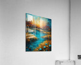 cosmic sky  fantasylandscape  Acrylic Print