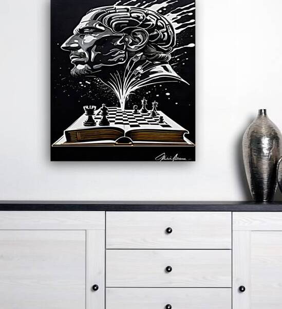 Abstract Portrait: The Human Mind in a State  by MOTIVADN