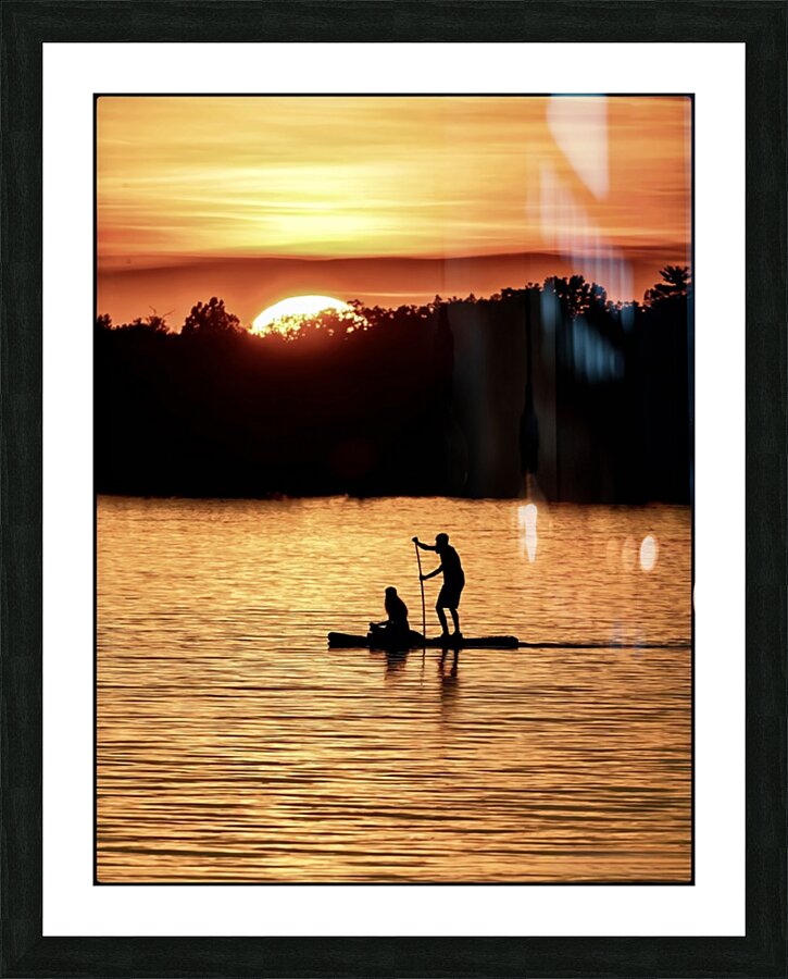 Sunset Gondola  Picture Frame print