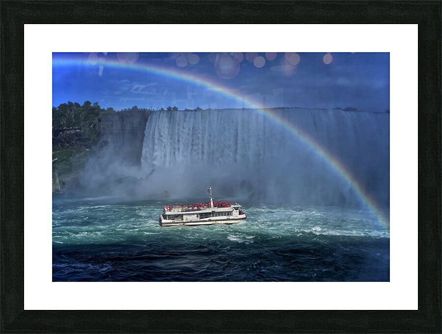 Niagara Falls Rainbow Picture Frame print