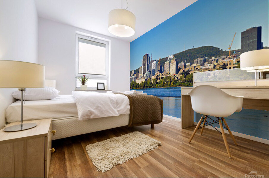 Montreal Skyline 1 3x1 Mural print