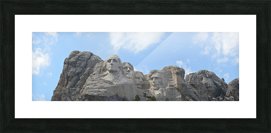 Mount Rushmore Panoramic View 3x1 Picture Frame print