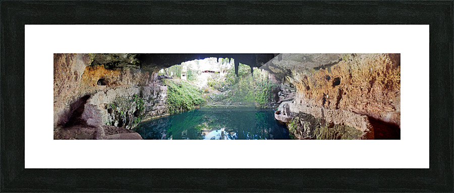 Cenote Interior 4to1 Picture Frame print