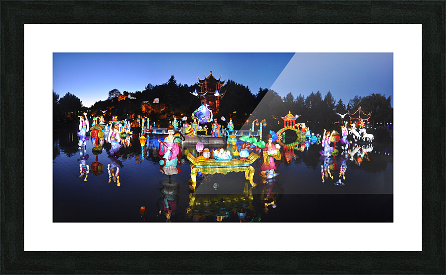 Chinese Lanterns 2x1 Picture Frame print