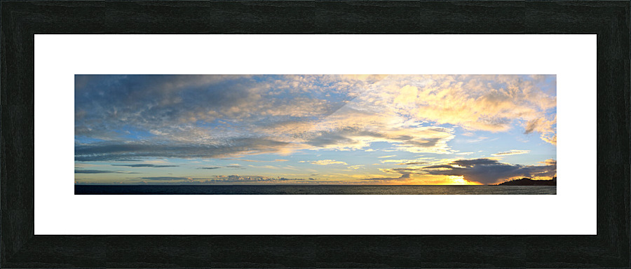 Albufeira Dramatic Sunset 4 4x1 Ratio Picture Frame print