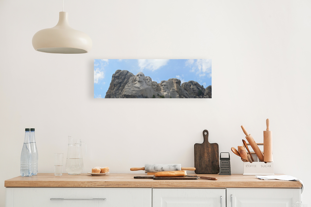 Mount Rushmore Panoramic View 3x1 Reproduction