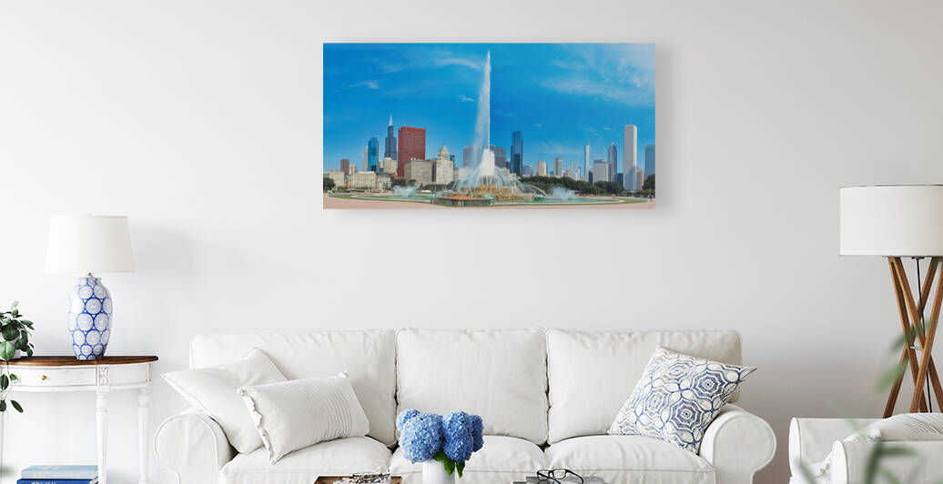 Buckingham Fountain 2x1 by WorldHQPhotos