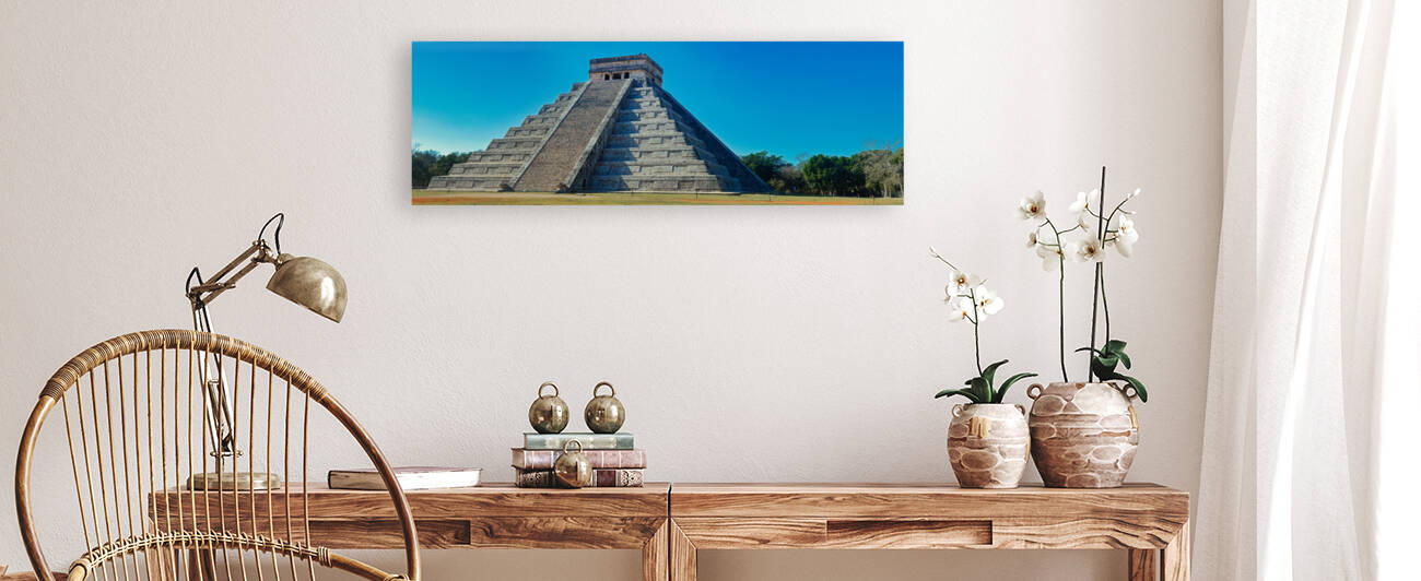 Chichen Itza El Castillo 3x1 V2 by WorldHQPhotos