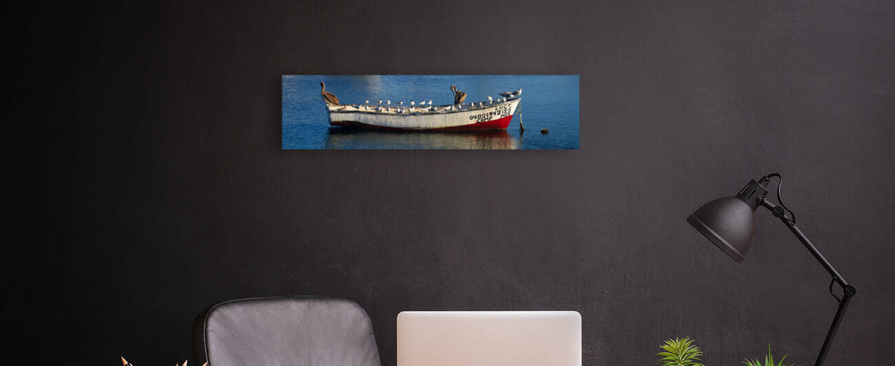 Small Fishing Boat 4x1 by WorldHQPhotos