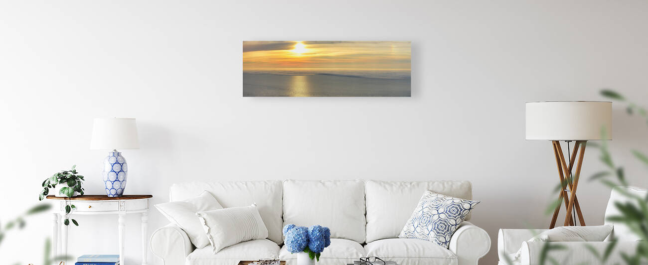Midnight Sun Panoramic View 7 3x1 Ratio by WorldHQPhotos