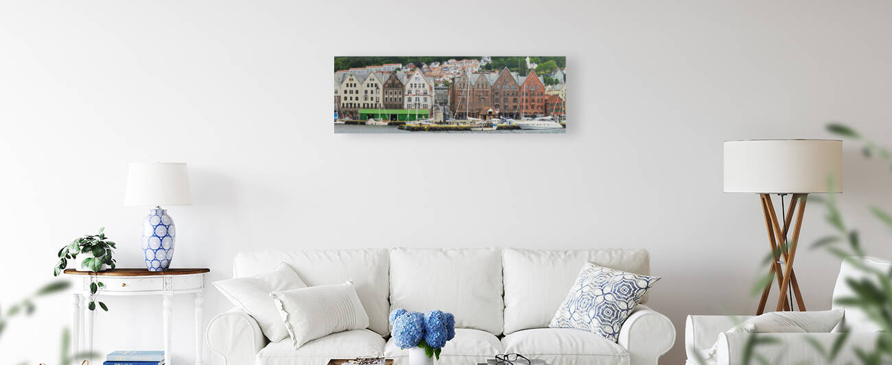 Bergen Historic Buildings A09 3x1 by WorldHQPhotos