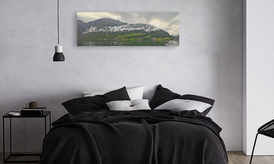 Flam Cloudy Mountain 12 3x1 by WorldHQPhotos