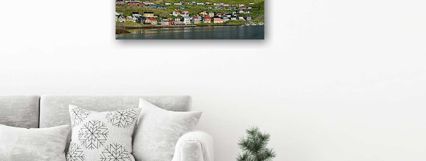 Northern Norway Fishing Village 3x1 by WorldHQPhotos