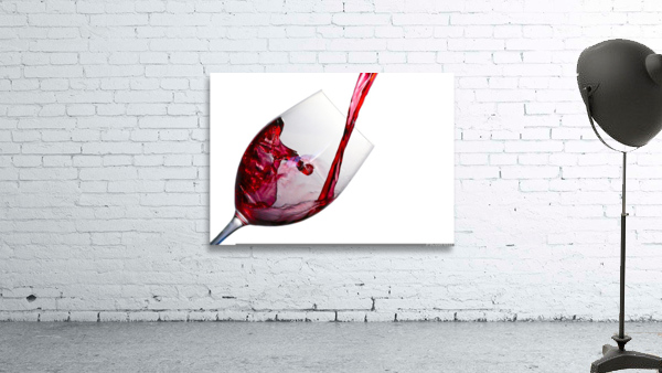 Red Wine Splash Wall Preview