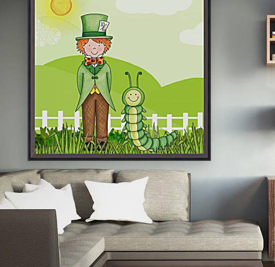  A Little Boy And His Carerpillar Friend    by Smithson