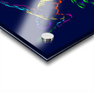 Badminton smash shot Acrylic print