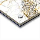 Lanzhou City Map Acrylic print