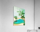 Oasis landscapes  . c Acrylic Print