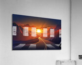 Sunset in mountains Acrylic Print