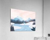 Snowy nature Acrylic Print
