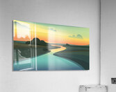  Beautiful River landscape b Acrylic Print