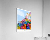 Dubai UAE City Map Acrylic Print