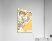 Wenzhou City Map Acrylic Print