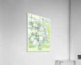Taizhou China City Map Acrylic Print