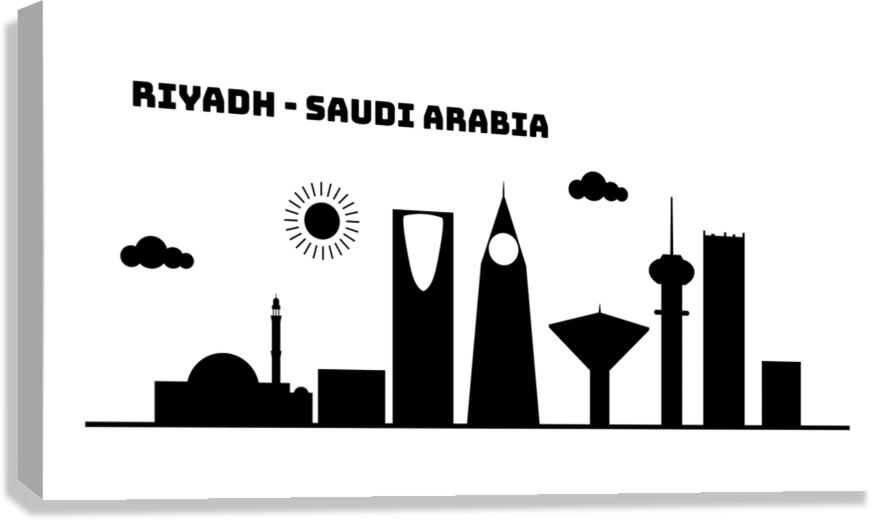 Famous Riyadh Saudi Arabia Canvas Print