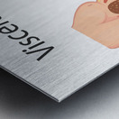 Visceral fat Metal print