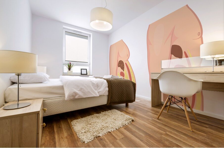 Visceral fat Mural print