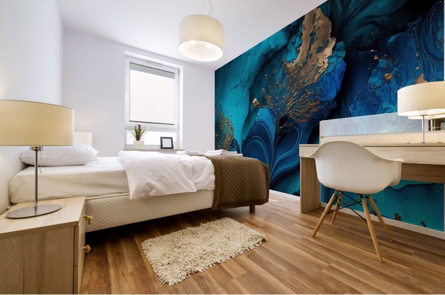 Elegant pastel marble  Mural print