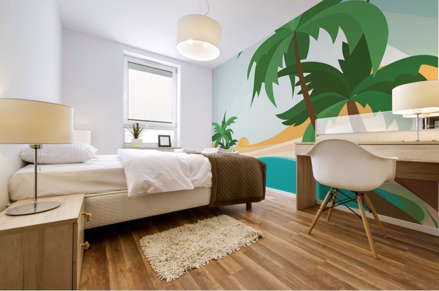 Oasis landscapes  . c Mural print