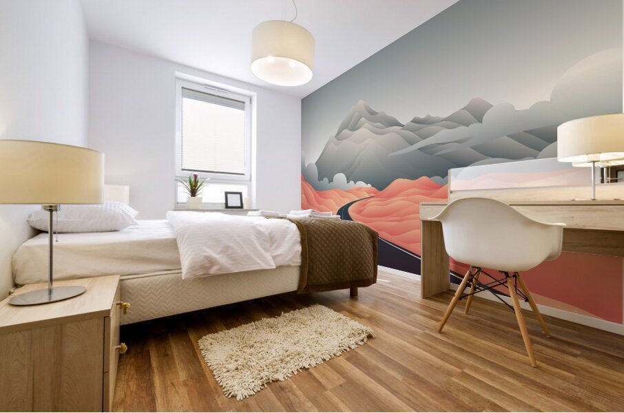 Highway Road Mural print