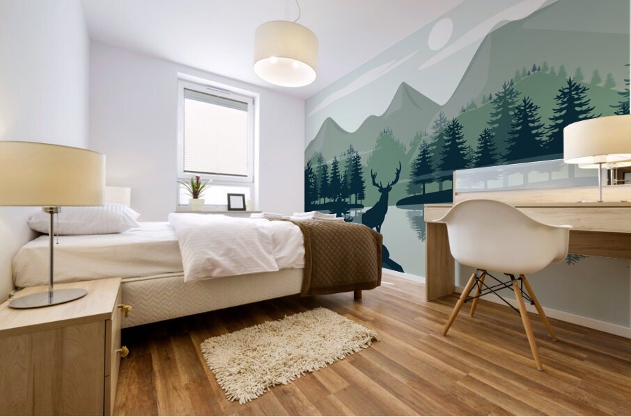 Natural scenery Mural print